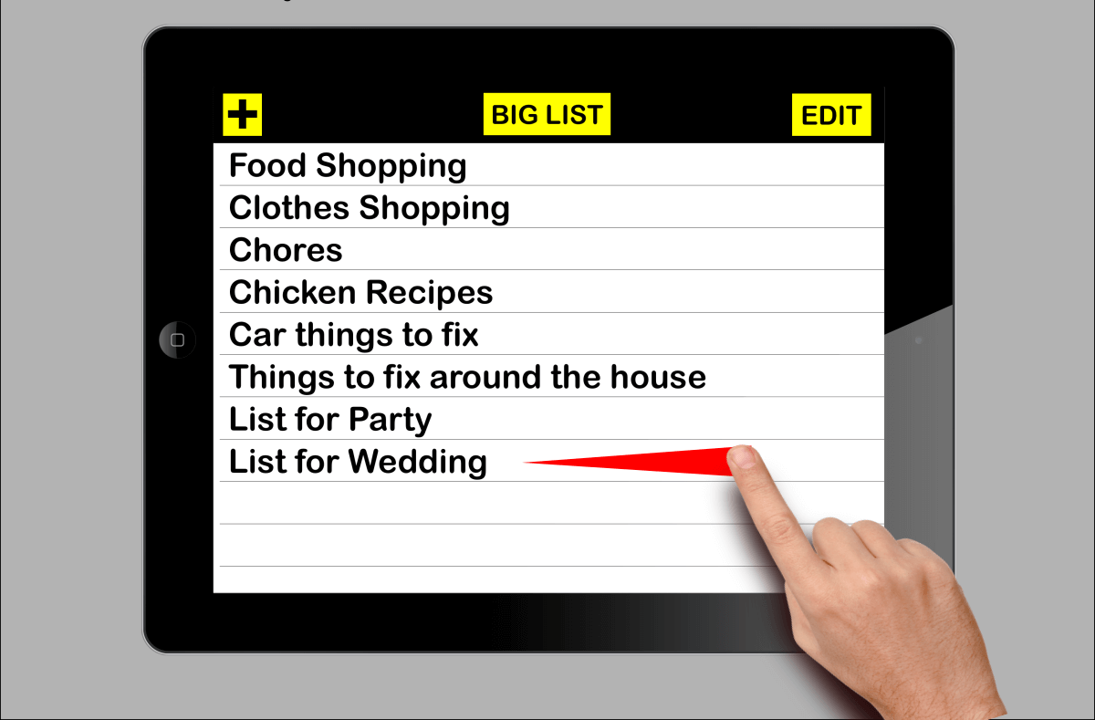 Swipe to delete list items